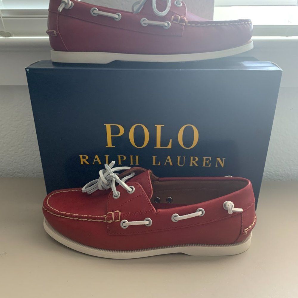 POLO RALPH LAUREN Merton Red Classic Leather - Picture 4 of 13